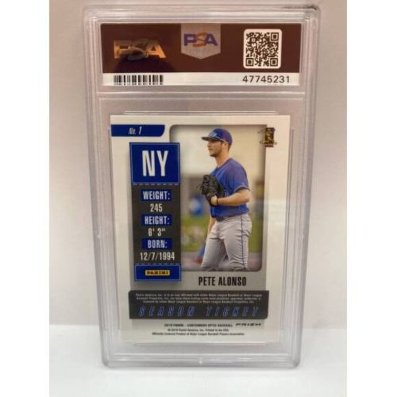 2019 Panini Chronicles Pete Alonso Mets RC (MISC14) - Picture 2 of 2